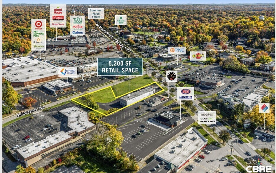 2919 W Market St, Akron, OH à louer - Photo du bâtiment - Image 2 de 8