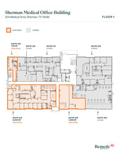 204 Medical Dr, Sherman, TX à louer Plan d  tage- Image 1 de 1