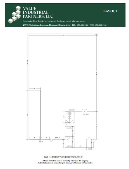 647-649 Thomas Dr, Bensenville, IL à louer - Plan d  tage - Image 3 de 3