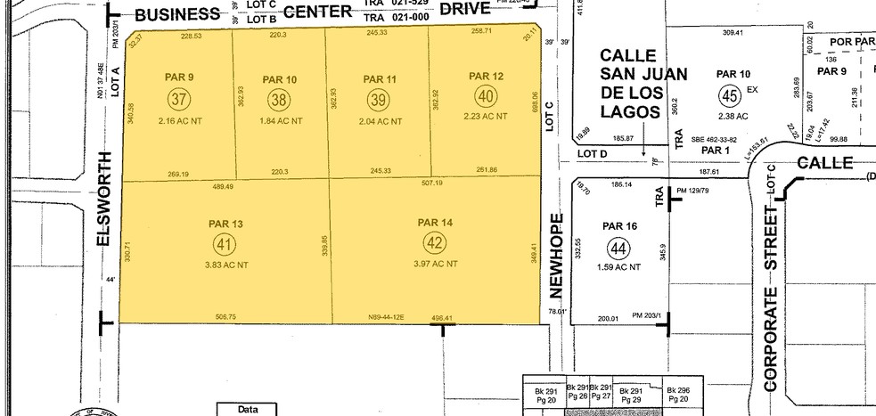 22705 Newhope St, Moreno Valley, CA for sale - Plat Map - Image 1 of 1