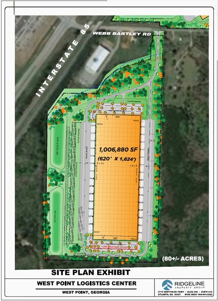 Webb Bartley Rd, West Point, GA à louer - Plan de site - Image 3 de 3