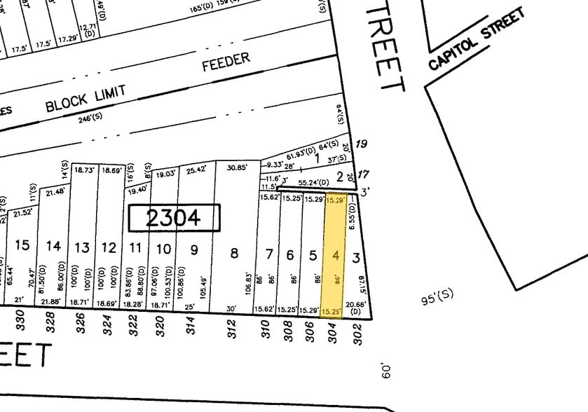 304 W State St, Trenton, NJ à vendre - Plan cadastral - Image 3 de 4