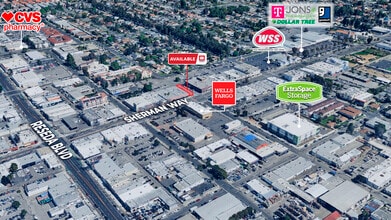 18353 Sherman Way, Reseda, CA - Aerial  map view