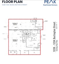 1228-1234 Burlington St, North Kansas City, MO à louer Plan d’étage- Image 1 de 1