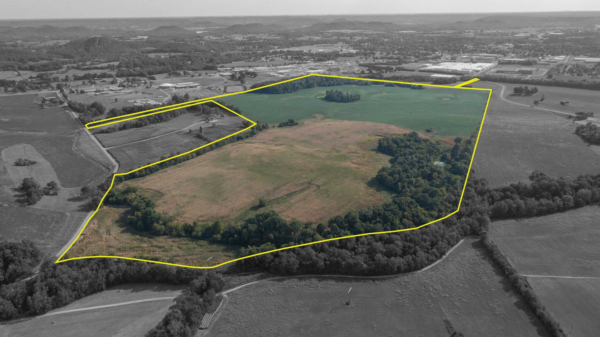 675 Barbers Mill Rd, Lebanon, KY for sale Aerial- Image 1 of 2