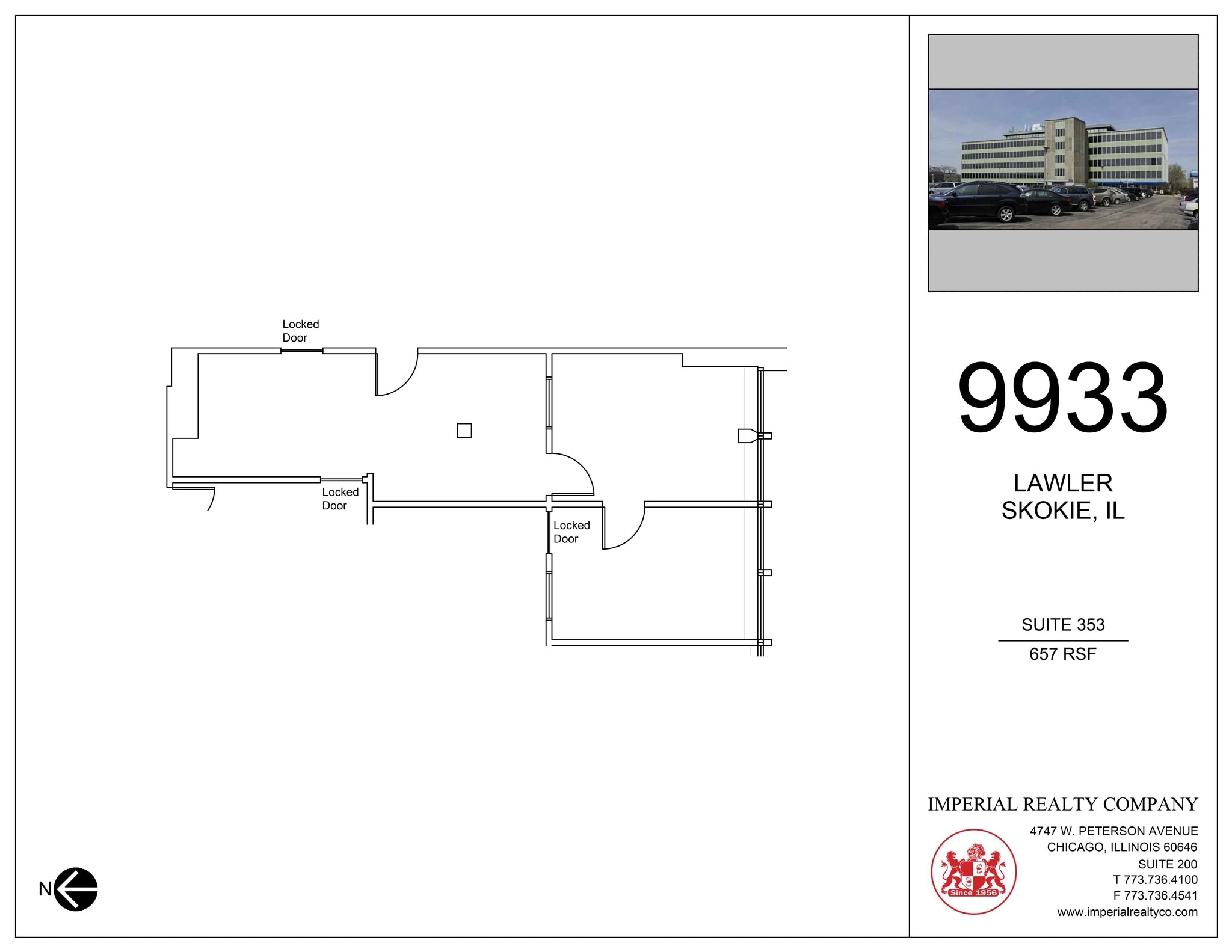 9933 Lawler Ave, Skokie, IL for lease Site Plan- Image 1 of 5