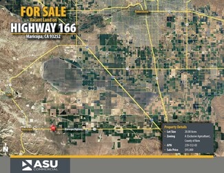 More details for Maricopa Highway 166, Maricopa, CA - Land for Sale