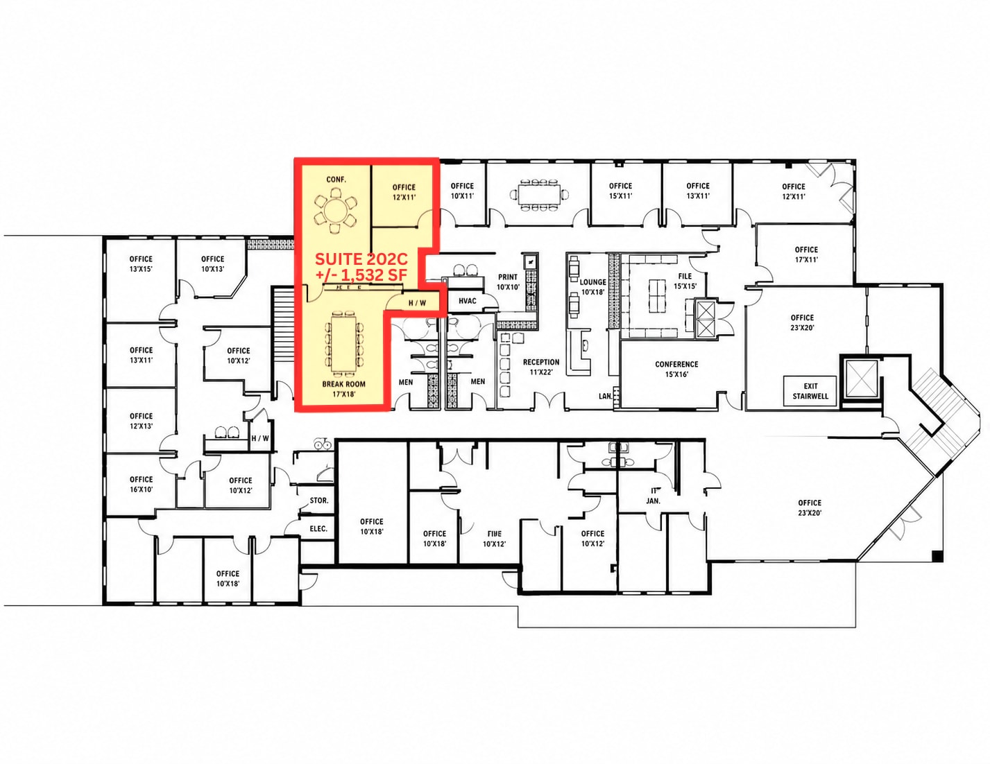 1641 Crain Hwy, Crofton, MD for lease Floor Plan- Image 1 of 1