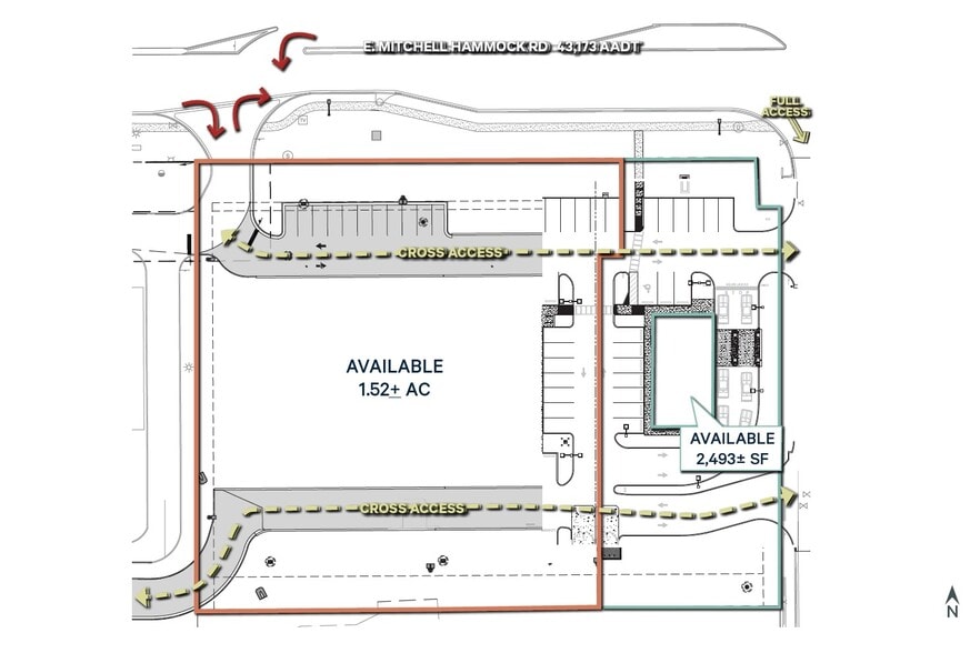 W Mitchell Hammock Rd, Oviedo, FL for lease - Site Plan - Image 2 of 4
