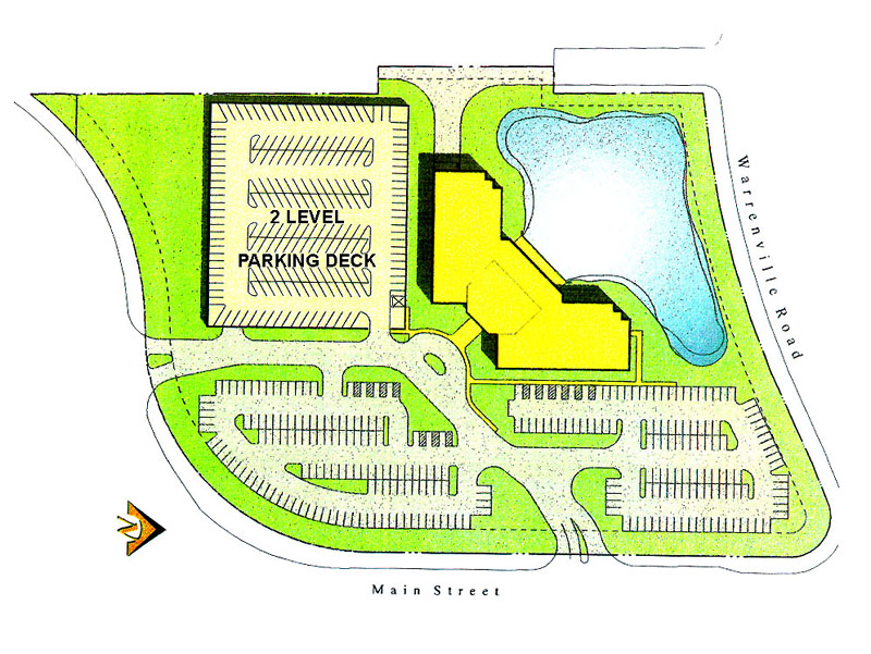 1011 Warrenville Rd, Lisle, IL à vendre Plan de site- Image 1 de 1