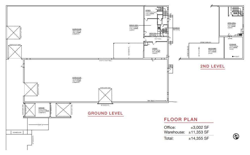 2211 Commercial St NE, Albuquerque, NM à vendre Plan d’étage- Image 1 de 1