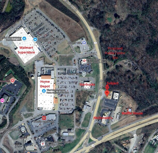 10075-10081 Blue Ridge Dr portefeuille de 2 propriétés à vendre sur LoopNet.ca - Aérien - Image 3 de 4