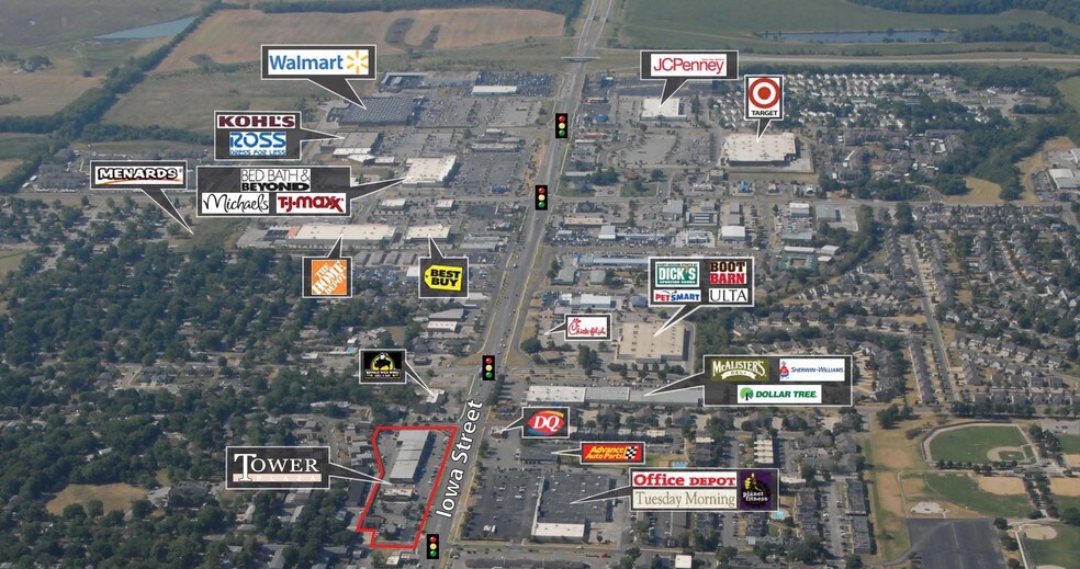 2540 S Iowa St, Lawrence, KS à louer - Photo du bâtiment - Image 3 de 5