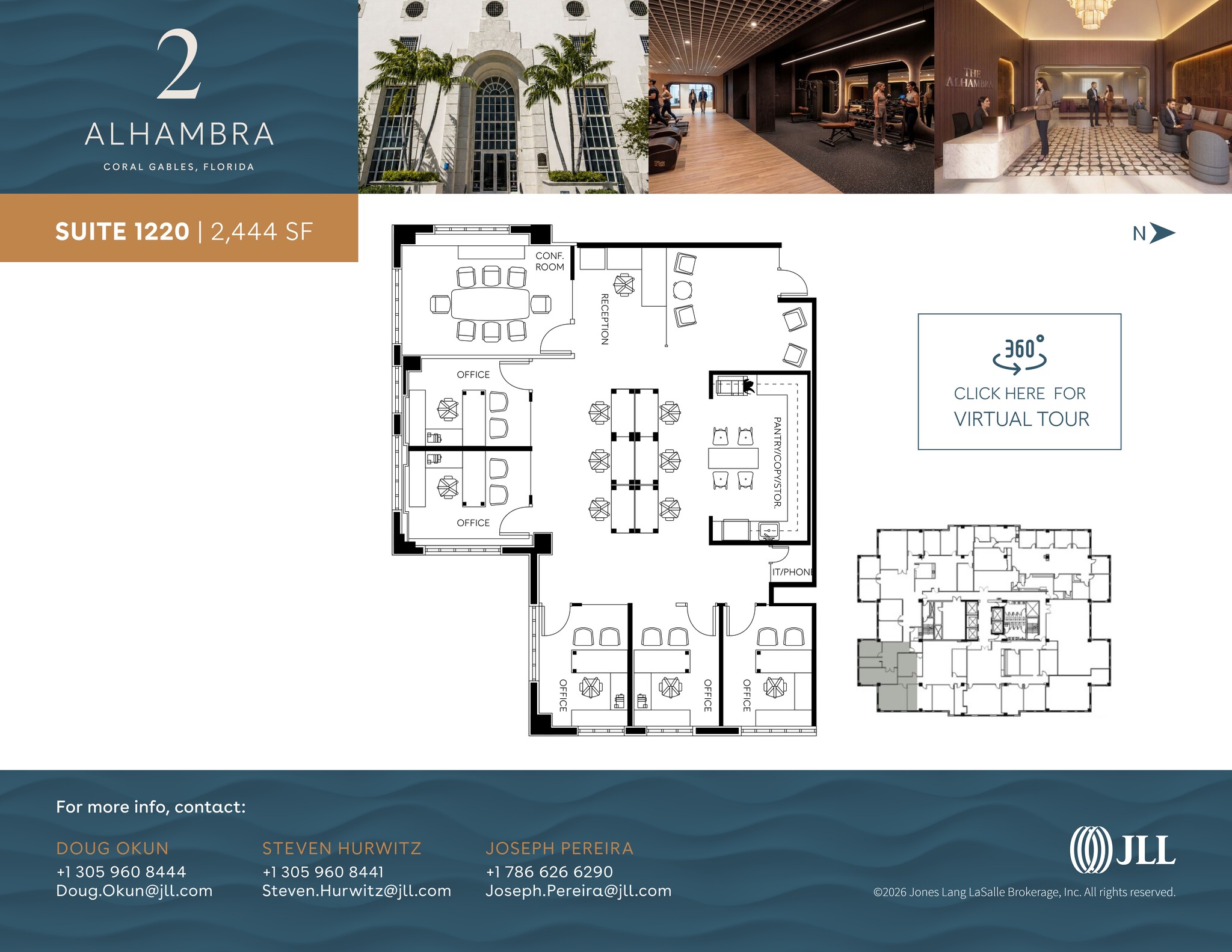 2 Alhambra Plz, Coral Gables, FL for lease Site Plan- Image 1 of 2