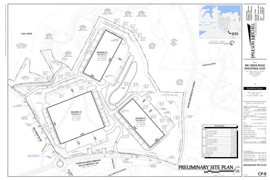 Big Creek Rd, Buford, GA à louer - Plan de site - Image 2 de 2