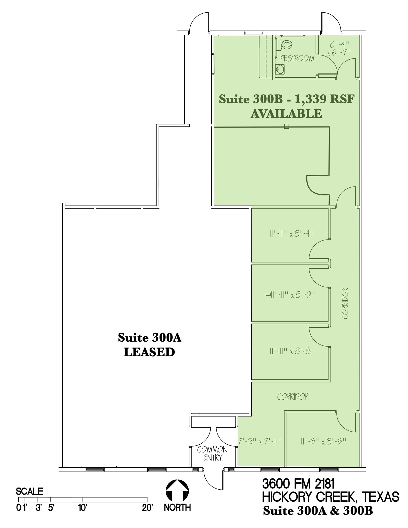 3600 FM 2181, Hickory Creek, TX for lease Floor Plan- Image 1 of 1