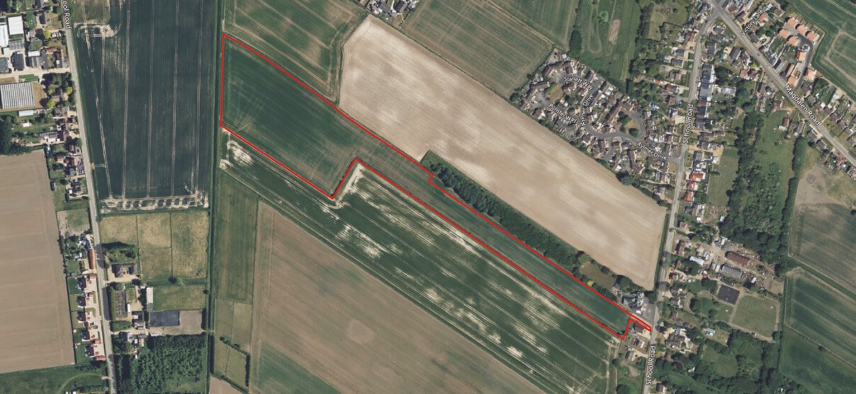 112 Westfields, Tilney All Saints for sale Aerial- Image 1 of 3