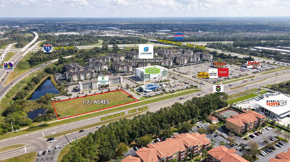 Falkenburg Rd & Causeway Blvd, Brandon, FL à vendre - Photo du bâtiment - Image 1 de 2