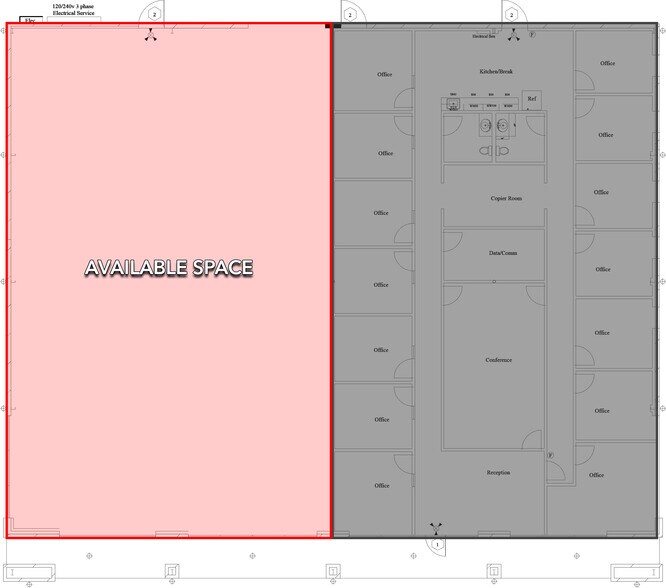 8525 Jackrabbit Rd, Houston, TX à louer - Plan d’étage - Image 3 de 6
