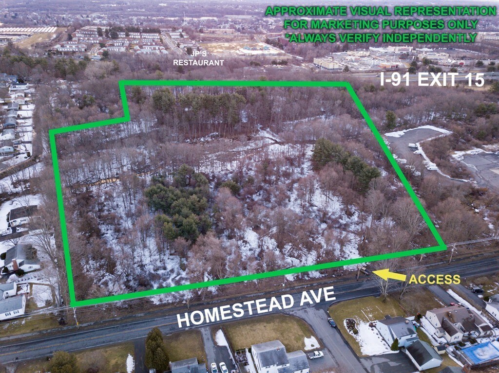 Homestead Ave, Holyoke, MA for sale Aerial- Image 1 of 6