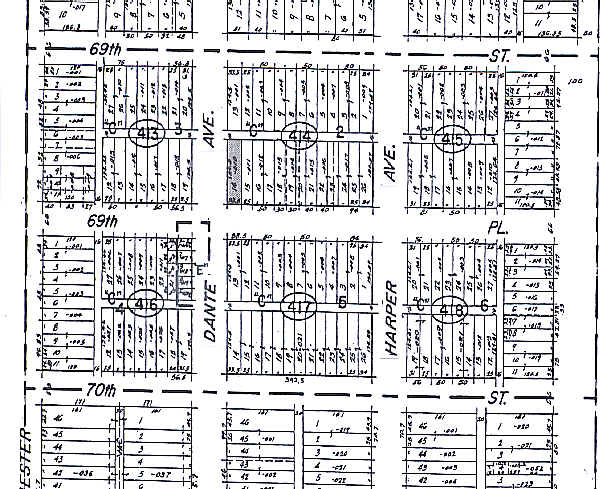 6915-6925 S Dante Ave, Chicago, IL à vendre - Plan cadastral - Image 2 de 2