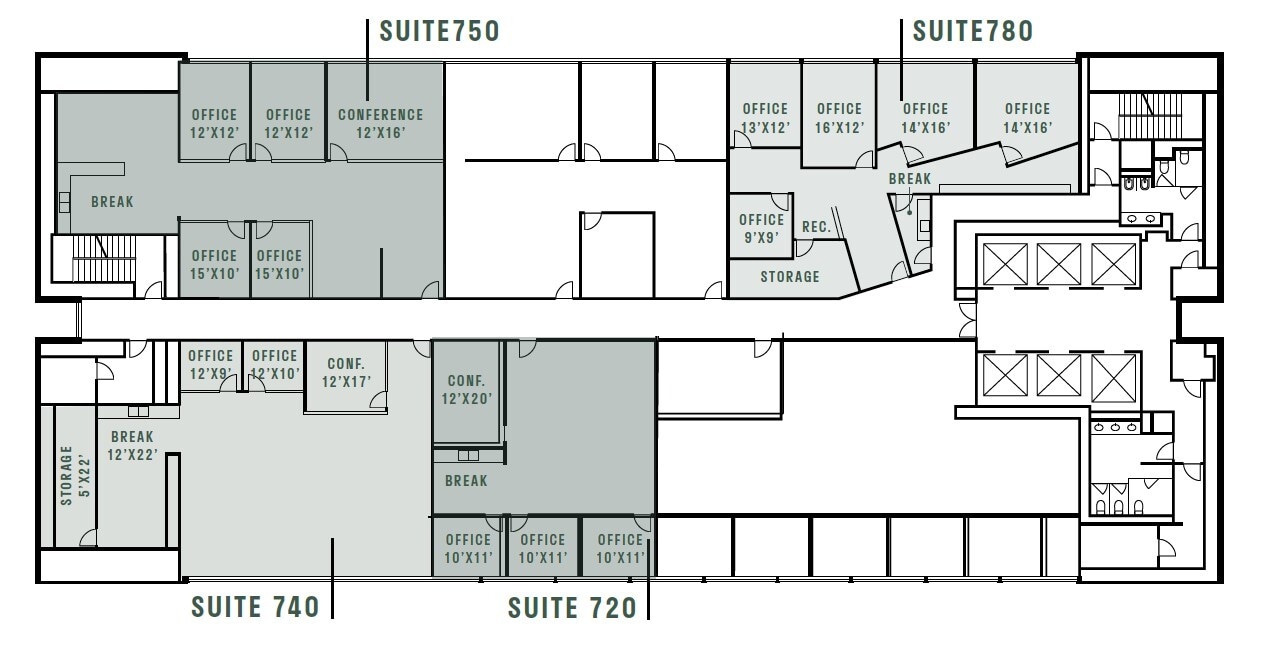 451 A St, San Diego, CA for lease Floor Plan- Image 1 of 15
