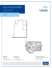 1140 Westmont Dr, Houston, TX à louer Plan d  tage- Image 1 de 1