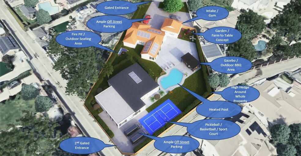8738 Paso Robles Ave, Sherwood Forest, CA for lease - Aerial - Image 2 of 11