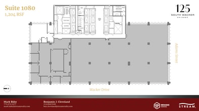 125 S Wacker Dr, Chicago, IL à louer Plan d’étage- Image 1 de 1