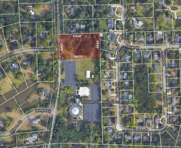 6701 Franklin Rd, Bloomfield Hills, MI for sale - Aerial - Image 2 of 2