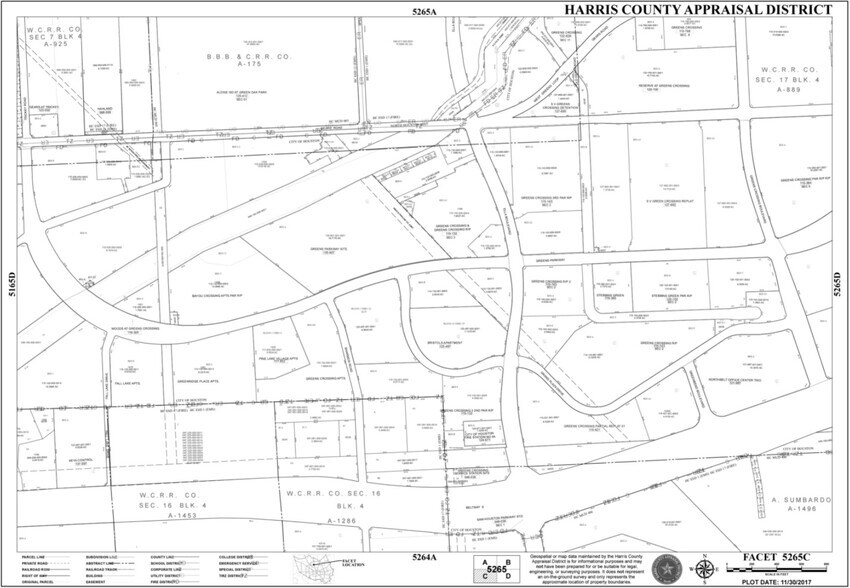 1256 Greens Pky, Houston, TX à louer - Plan cadastral - Image 2 de 4