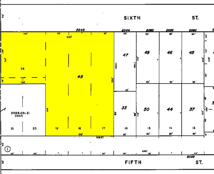 2040 6th St, Sarasota, FL à vendre - Plan cadastral - Image 2 de 3