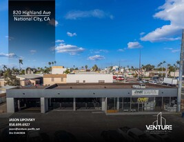 820 Highland Ave, National City CA - Services immobiliers commerciaux