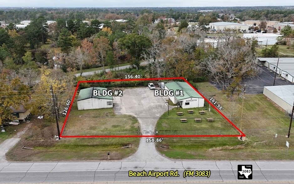 1303 Beach Airport Rd, Conroe, TX à vendre - Aérien - Image 1 de 11