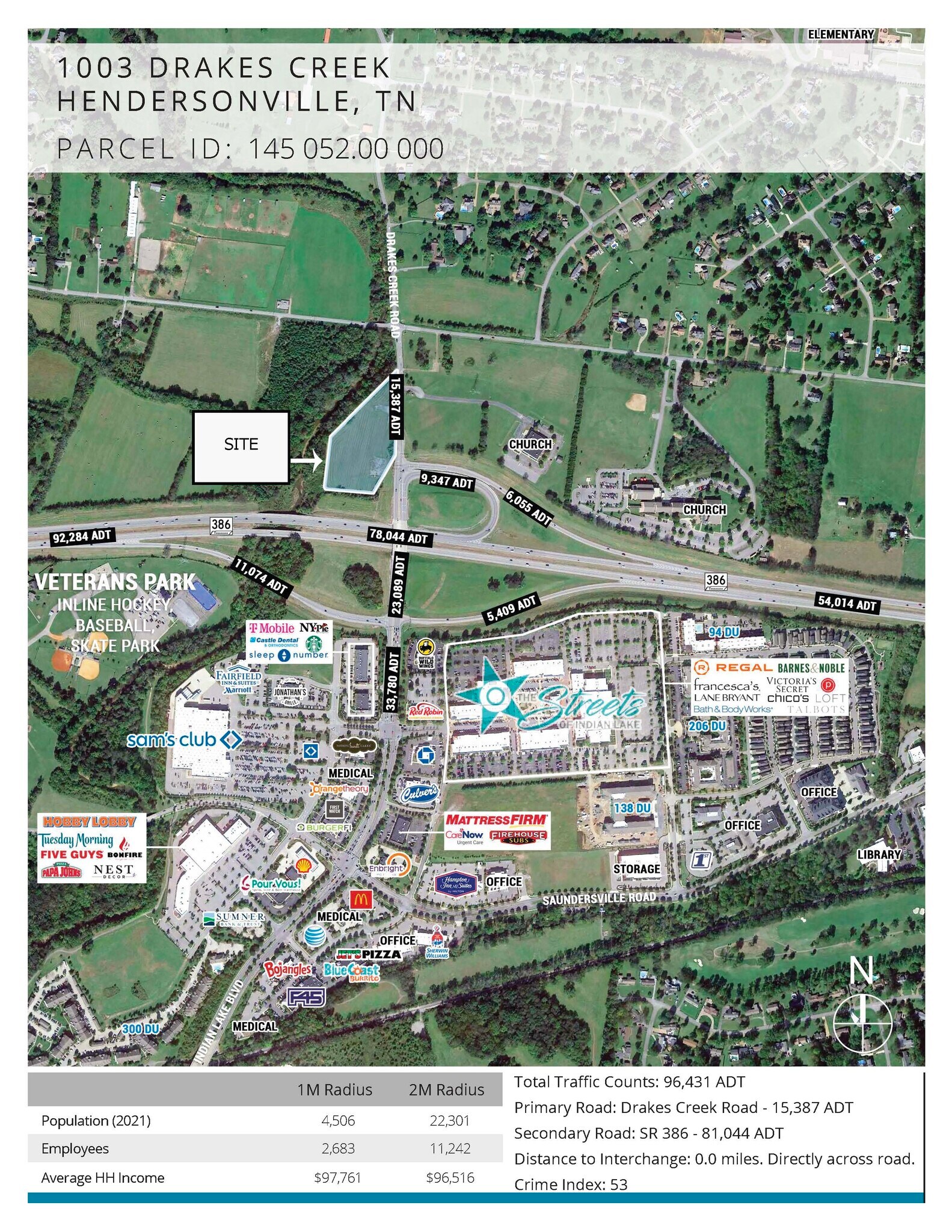 1003 Drakes Creek Rd, Hendersonville, TN à vendre Aérien- Image 1 de 7