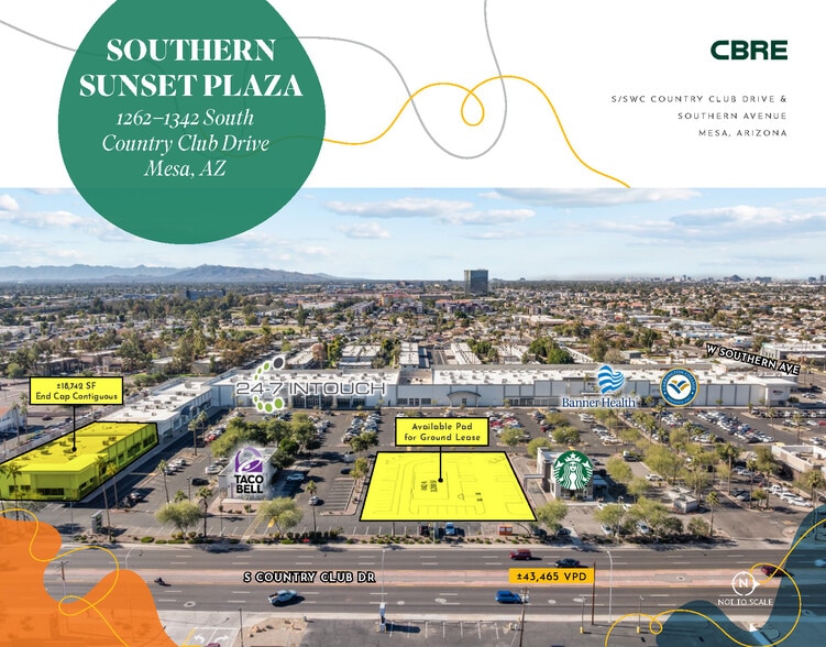 1262-1342 S Country Club Dr, Mesa, AZ for lease - Building Photo - Image 2 of 16