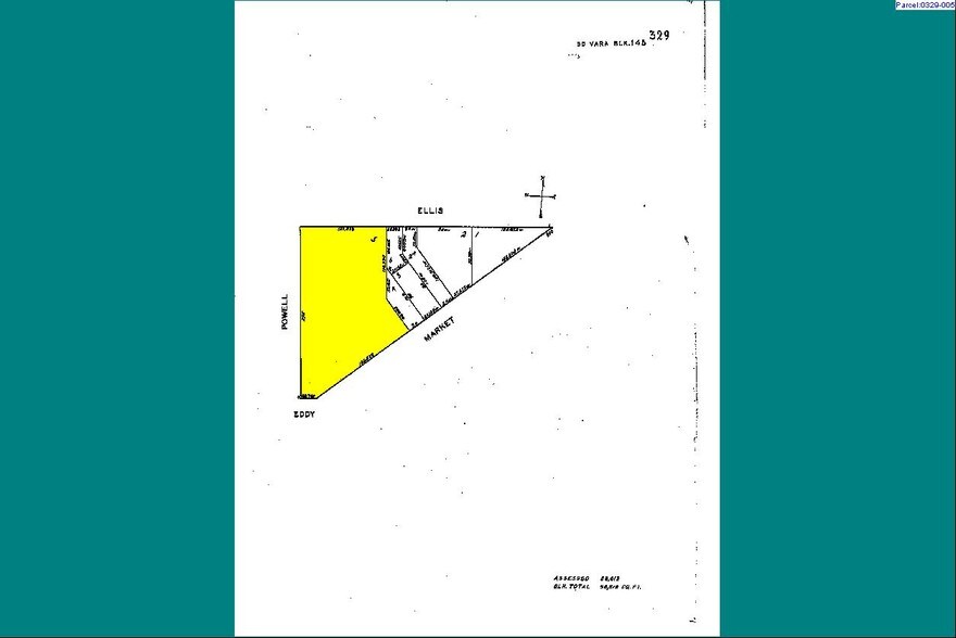 870 Market St, San Francisco, CA à louer - Plan cadastral - Image 2 de 2