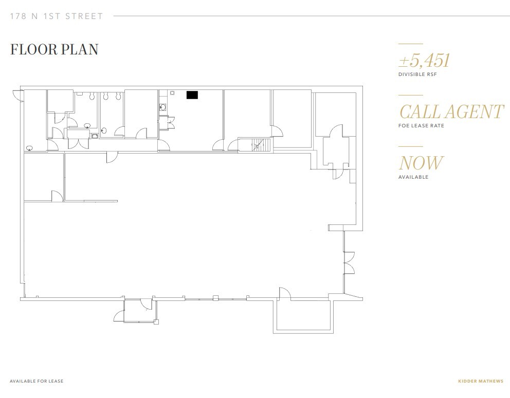 178 N 1st St, Dixon, CA for lease Floor Plan- Image 1 of 1