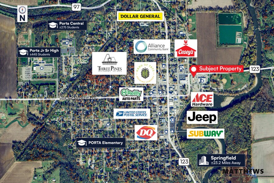 401 E Sangamon Ave, Petersburg, IL à vendre - Photo du bâtiment - Image 3 de 3