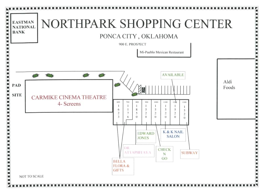 900 E Prospect Ave, Ponca City, OK for lease Site Plan- Image 1 of 4