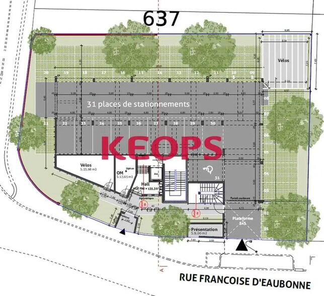99 Bis Rue Edmond Rostand, Toulouse à vendre - Plan de site - Image 3 de 3
