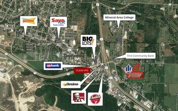 100-227 Garson Ln, Farmington, MO - AERIAL map view