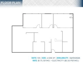 4849 Ronson Ct, San Diego, CA for lease Floor Plan- Image 1 of 1