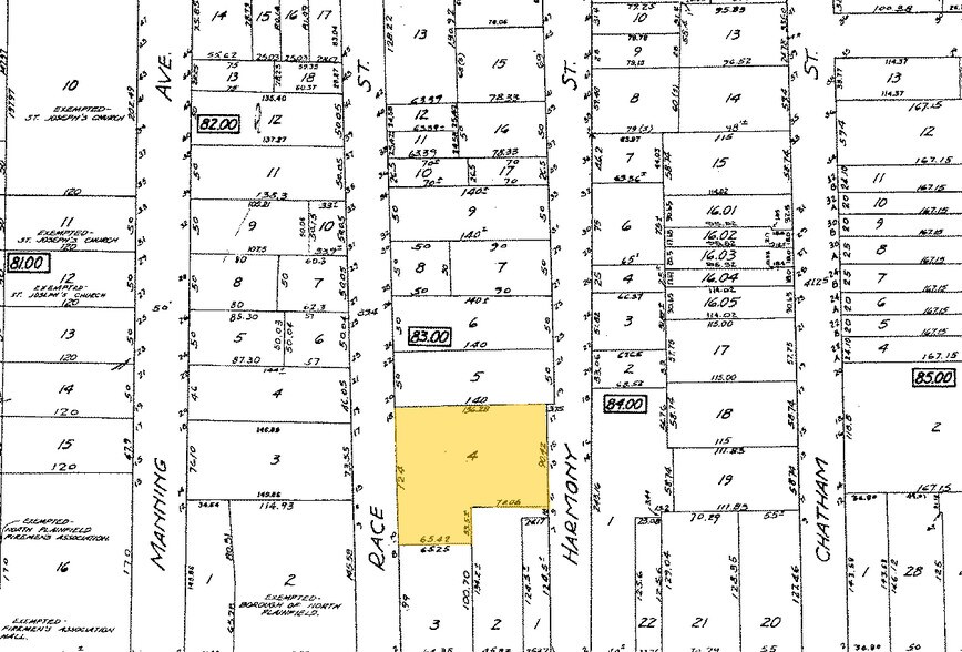 10-18 Race St, North Plainfield, NJ for sale - Plat Map - Image 2 of 3