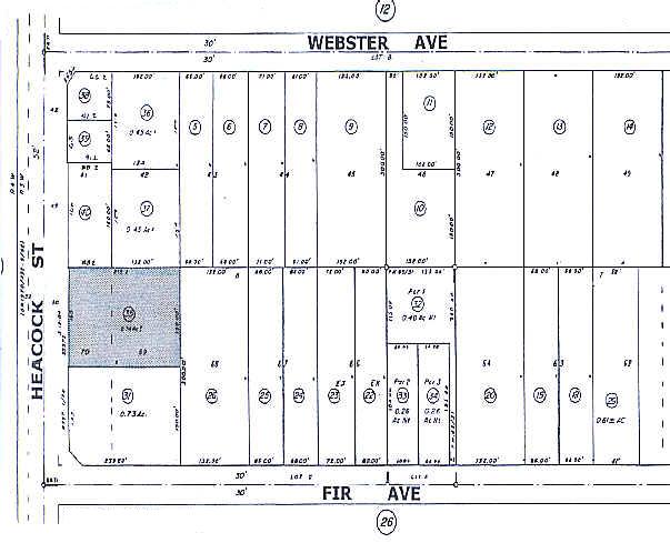 12712 Heacock St, Moreno Valley, CA à louer - Plan cadastral - Image 2 de 9