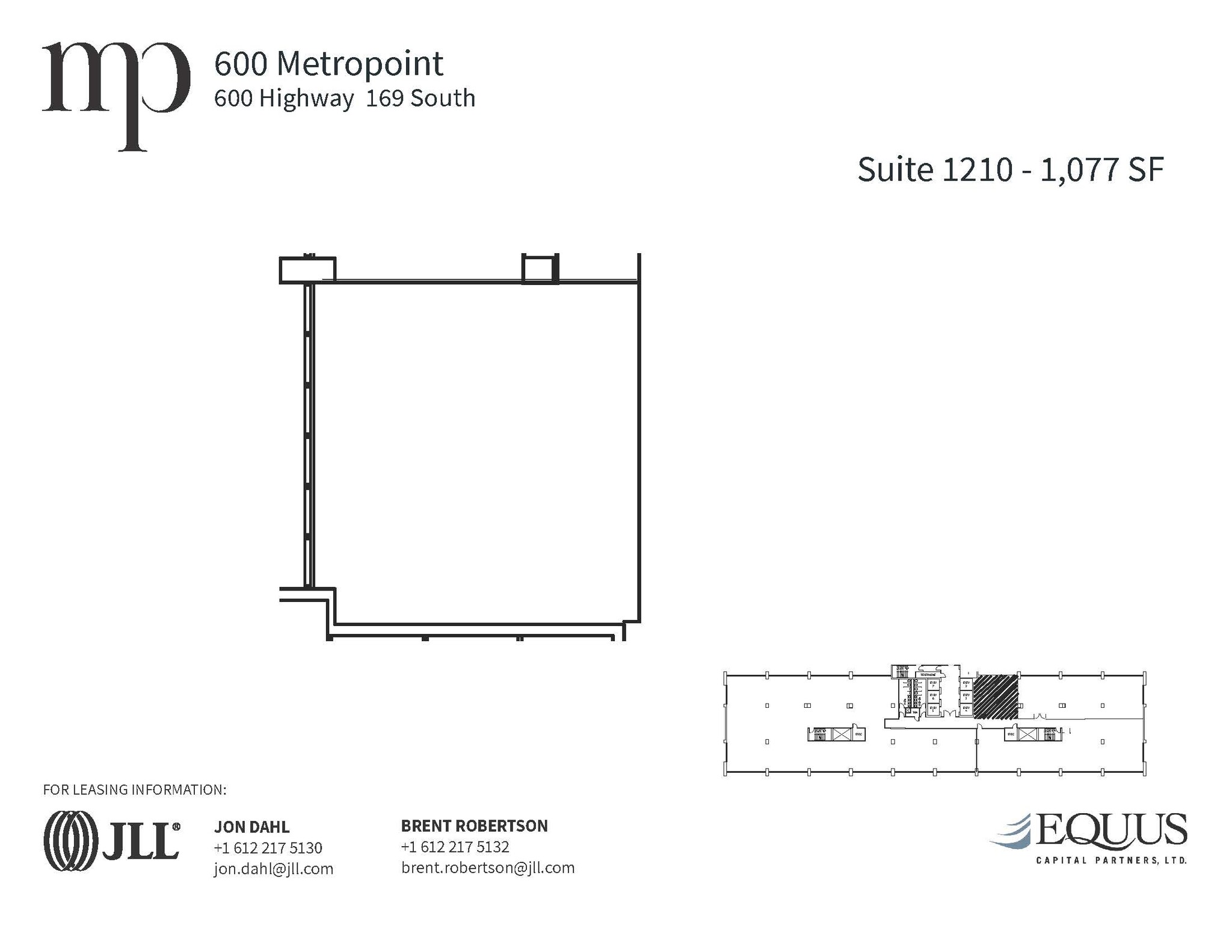 600 Highway 169 S, Saint Louis Park, MN for lease Floor Plan- Image 1 of 1