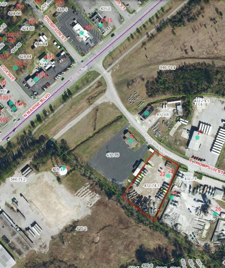 More details for 22 E Thompson St, Jacksonville, NC - Land for Lease