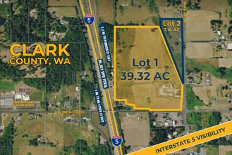 20402 NE 10th Ave, Ridgefield, WA - AÉRIEN Vue de la carte