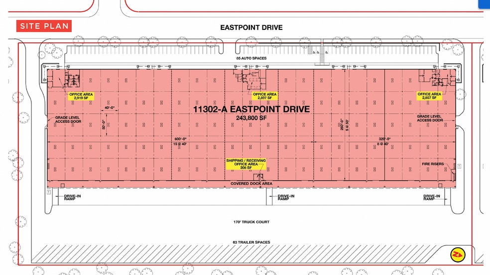 11302-A Eastpoint Blvd, Laredo, TX à louer - Plan d’étage - Image 3 de 3