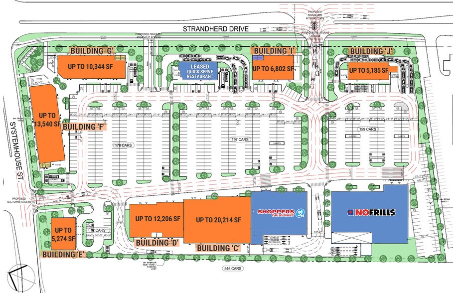 4175 Strandherd Drive, Nepean, ON à louer - Plan de site - Image 3 de 3